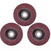 Disco flap traslapado 115mm para esmeril - grano #40 desbaste metal