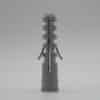 Tarugo tipo Fischer nylon anclaje construcción 4-8mm