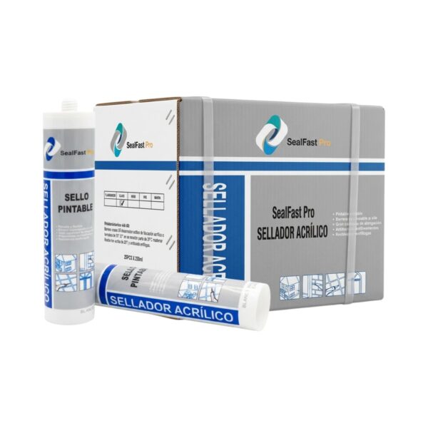 Silicona pintable para juntas de drywall